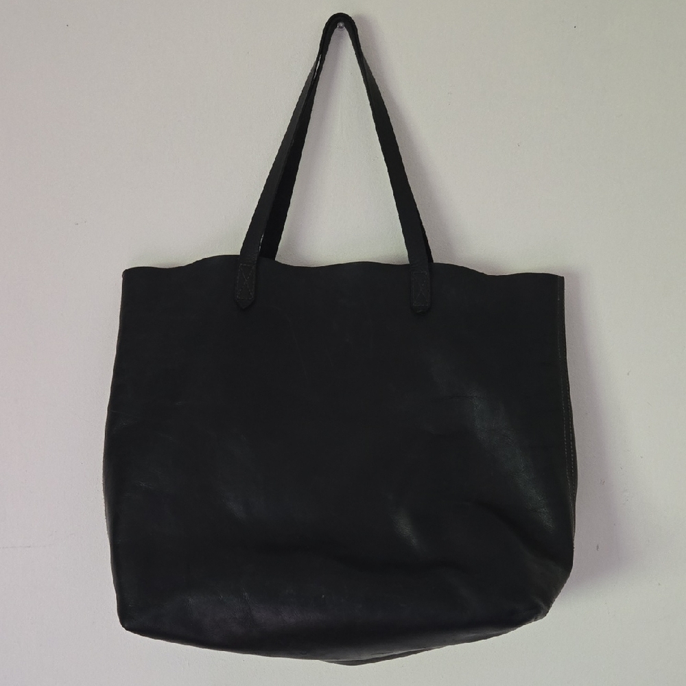 MADEWELL Black Leather Tote